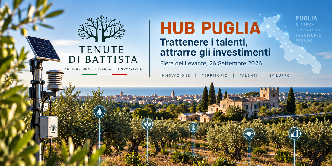 Tenute Di Battista | HUB Puglia 2026 e Living Lab agricolo