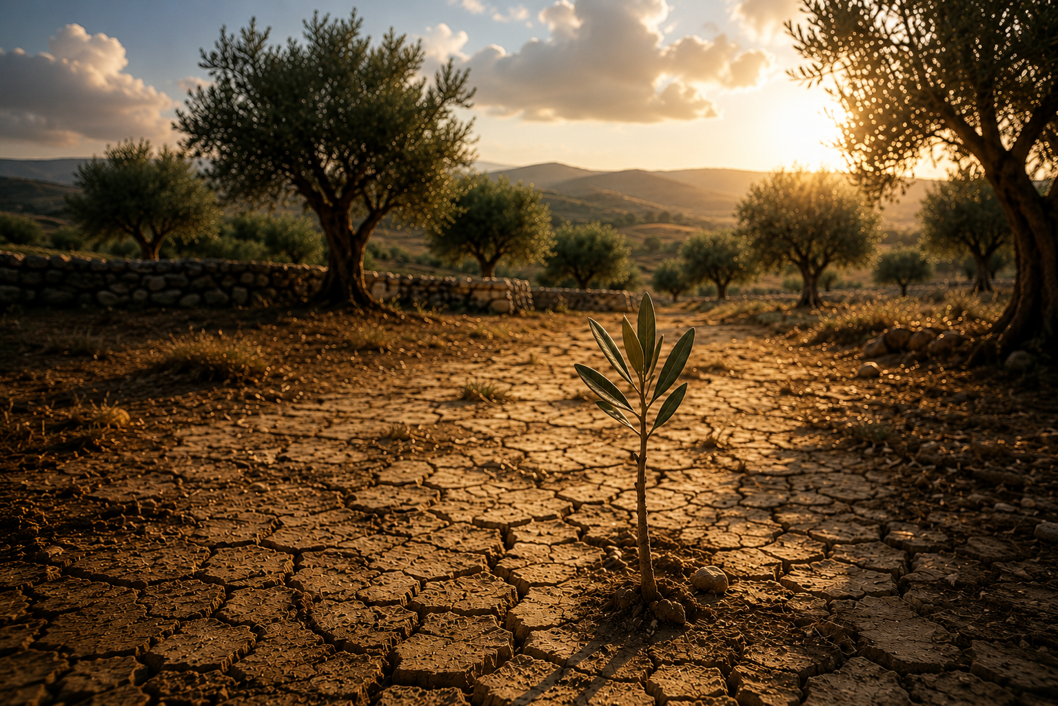 Siccità e cambiamento climatico nell'oliveto