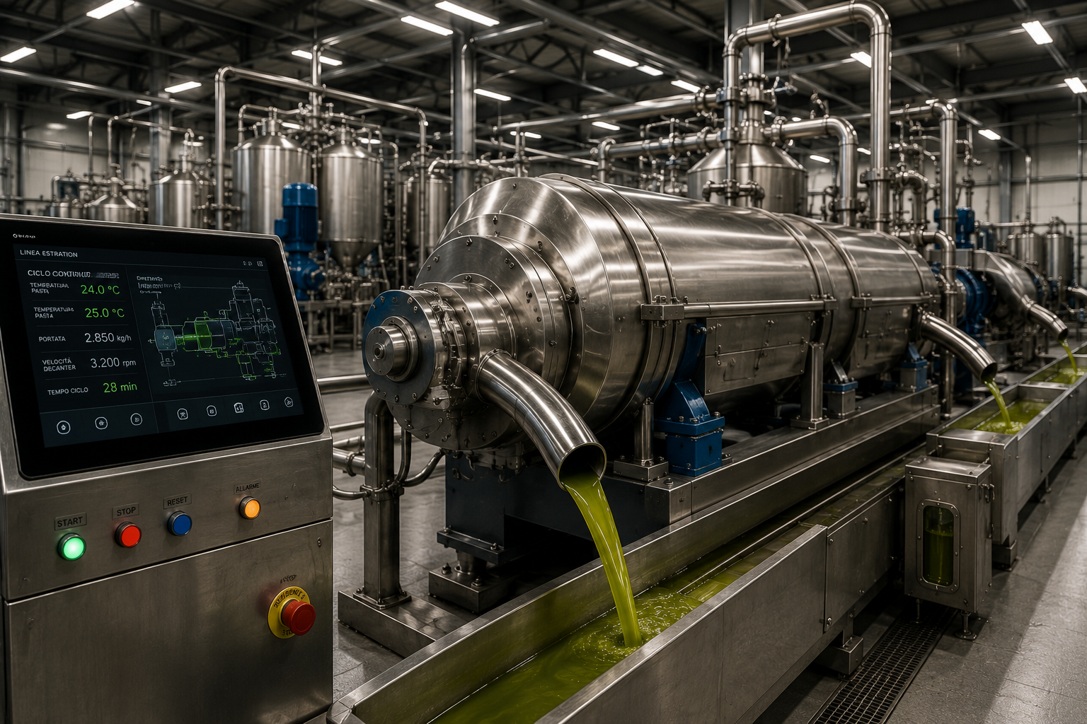 Tecnologia di estrazione dell'olio