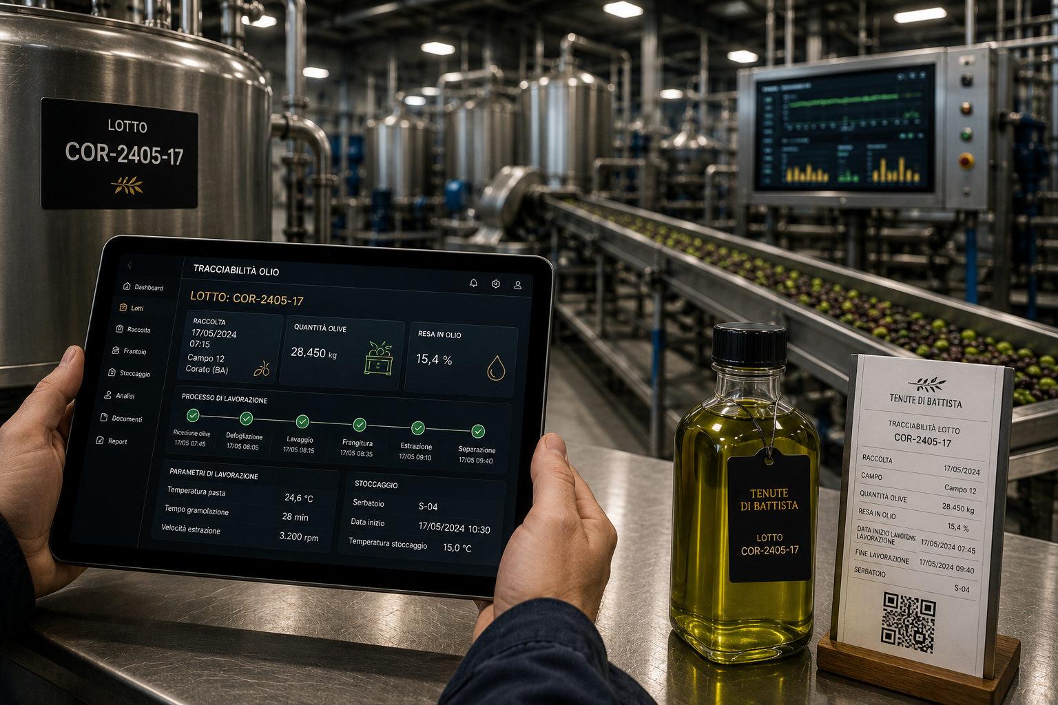 Sistema digitale di tracciabilità